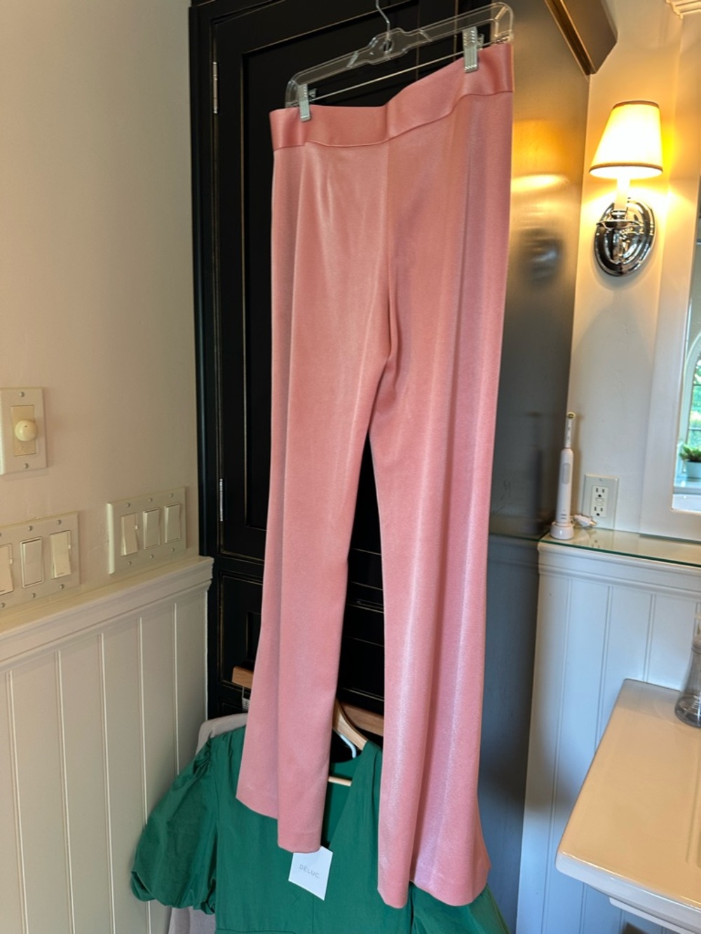 Alice+Olivia Wide-Leg Satin Pants